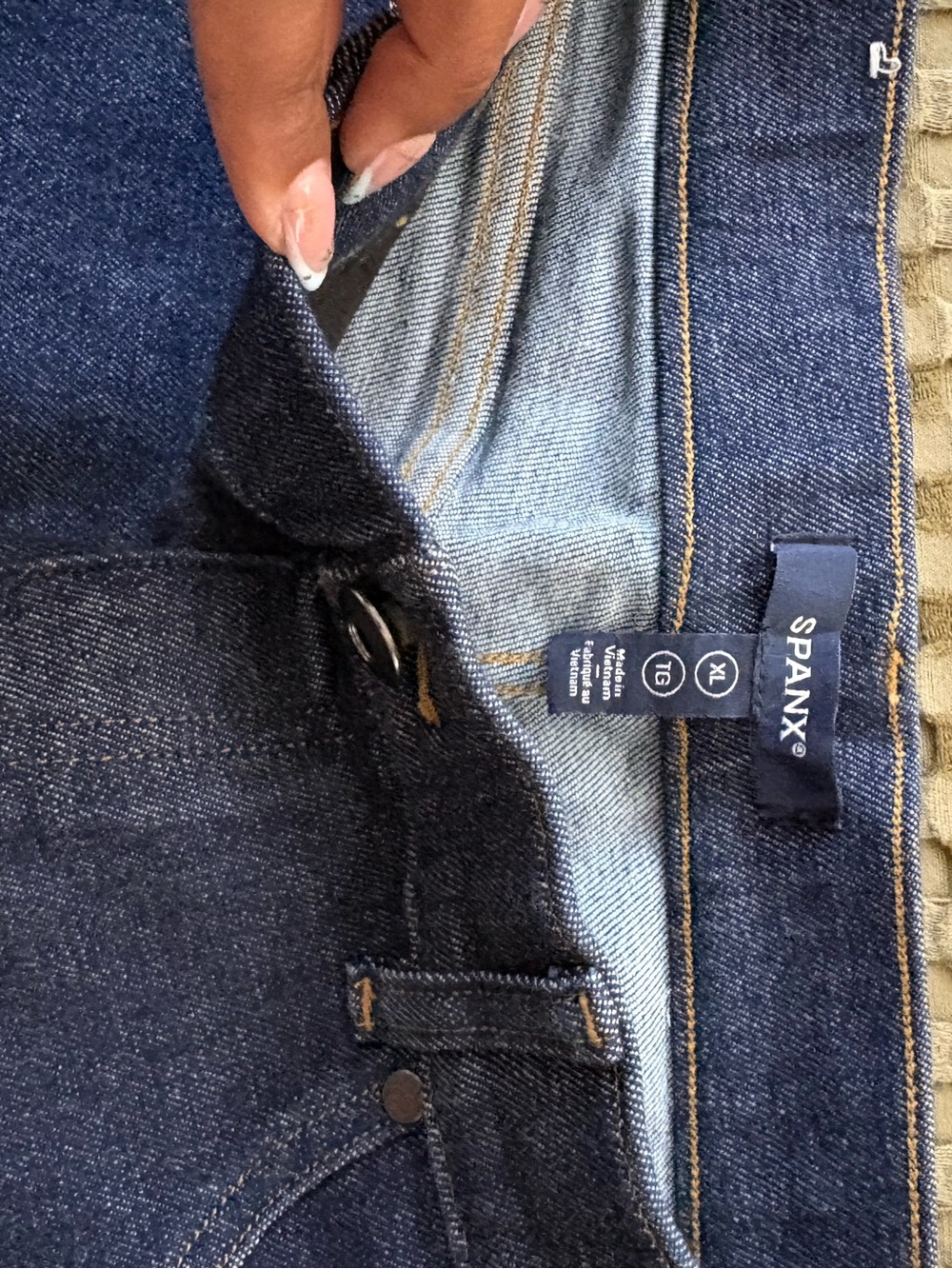 SPANXshape Raw Indigo Wide-Leg Jeans - Picture 3 of 5